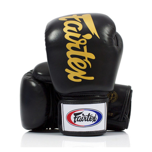 Gants de boxe imperméables de qualité supérieure en cuir véritable, séchage rapide, légers, avec sangle de poignet réglable, pour entraînement en extérieur, MMA, Kick - Product Image 1
