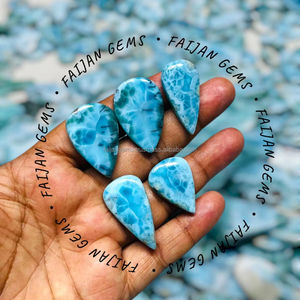Prix de gros multi formes qualité AAA Larimar naturel Cabochon toutes tailles mélange forme pour bijoux pendentif faisant la pierre - Product Image 1