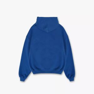 Sweat à capuche surdimensionné épais unisexe en éponge française 400 coton 500 coton lourd logo de broderie personnalisé 100% sweats à capuche en coton pour hommes 100% - Product Image 5