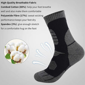 Chaussettes de sport Chaussettes OEM personnalisées en gros Chaussettes de sport OEM en polyester pour hommes - Product Image 2