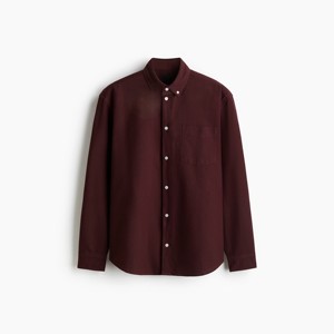 Camisa Oxford de Corte Regular para Hombre, Camisa de Algodón Premium con Botones, Estilo Casual Elegante, Ropa Formal de Oficina, Camisa de Manga Larga para Hombre - Product Image 2