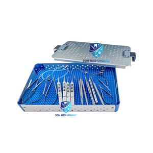 Ensemble d'instruments de microchirurgie ophtalmique de 21 pièces pour la chirurgie de la cataracte, plateau de stérilisation manuel inclus, vente en gros DOM MED - Product Image 5