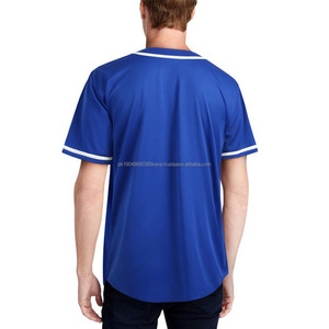 2024 nouvelle mode maillots de Baseball respirants de haute qualité pas cher en gros vêtements de sport d'équipe simples personnalisés - Product Image 2