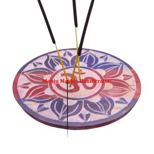 Brûleur d'encens et porte-bâton en stéatite de conception classique moderne de qualité supérieure indienne avec forme de tour pour article de cadeau religieux - Product Image 6