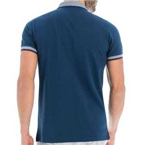 Diseño OEM Camisas personalizadas 240 gramos de manga larga de algodón Hombres Polos Camisa Polo Marca personalizada Nuevo diseño 2025 - Product Image 3