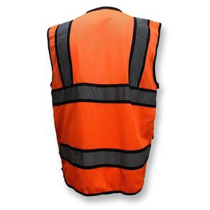 Chaleco de Seguridad Reflectante de Alta Visibilidad, Transpirable, de Poliéster, Tallas Grandes, Ropa de Trabajo para Exteriores, Construcción Industrial, Servicio OEM - Product Image 2