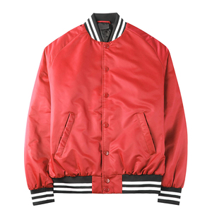 Veste universitaire en laine de haute qualité tendance industrie Letterman veste de Baseball col à manches longues broderie toutes tailles été - Product Image 1