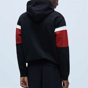 Pulls à capuche unisexes personnalisés haute qualité 100% coton impression thermique de lettres méthodes d'impression numérique et bouffante vêtements de sport pour hommes - Product Image 3