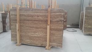 Turquoise Brown Travertin Veine Cut Dalles 12mm Durabilité Moderne Extérieur Café Brun Noche Decking Poli Matt Honed Cem - Product Image 4