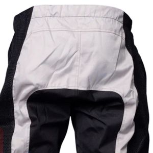 Pantalons de moto pour hommes, protection renforcée, panneaux en maille, taille ajustable, pantalon de course durable pour motards - Product Image 4