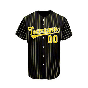 Uniformes de béisbol y softbol para niños de poliéster 100% de tendencia superior, ropa deportiva con letras bordadas, logotipo personalizable transpirable OEM - Product Image 1