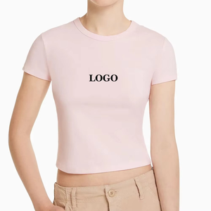 Offre Spéciale femmes T-Shirt entraînement parfait à manches courtes surdimensionné léger tenue décontracté couleur unie femmes T-Shirt - Product Image 6