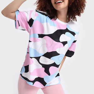 <b>Unique</b> Design Street Wear Women T-Shirts Sublimation Printing Women T-Shirts Low MOQ Women T-Shirts - Product Image 1