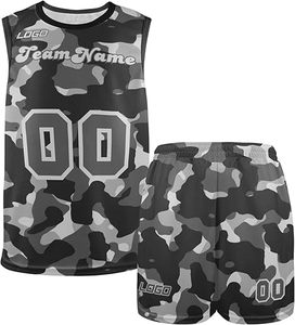 Ensemble d'uniformes de basket-ball légers et respirants, taille plus, style unique, couleur unie, haute qualité pour adultes - Product Image 6