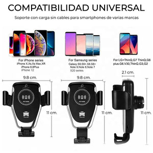 Chargeur de voiture sans fil à charge rapide 10W, tension 12-24V - Product Image 4