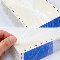 Papier autocopiant NCR CB CFB 2 plis 9,5x11 241x280mm continu pour ordinateur, perforé pour factures