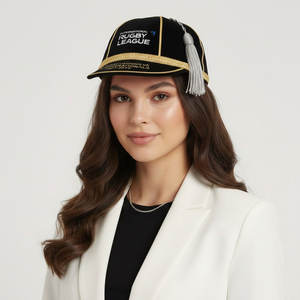 2025เครื่องแบบพิธีการหมวกเกียรติยศพร้อมถักเปียสีทองและพู่ - Product Image 3