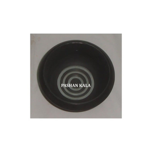 Cuenco de Esteatita natural negro puro forma redonda para decoración del hogar y regalo corporativo mayorista y fabricante de indio - Product Image 1