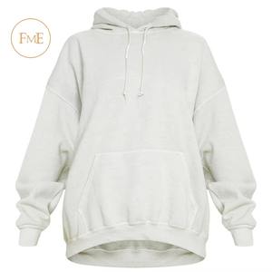 Proveedor Listo para Entrega: Sudadera Larga de Felpa para Mujer, Estilo Holgado, Ropa Urbana, Logotipo Frontal, Tejido Suave, Transpirable y Cómodo - Product Image 2