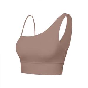 Top Deportivo de Yoga Personalizado de Alta Resistencia para Mujer, Estilo Moderno, Un Hombro Descubierto, Transpirable - Product Image 4