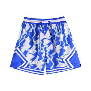 กางเกงขาสั้นผู้ชายไซส์ใหญ่ สไตล์ไฮสตรีท เอวยางยืดปานกลาง ผ้าถัก ระบายอากาศ แห้งเร็ว กันยับ 100% ผลิตตามสั่งขายส่ง - Product Image 5