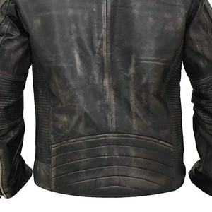 New Style Regular Fit High Quality Material Men <b>Biker</b> <b>Jackets</b> Wholesale Price Genuine Leather Made Men <b>Biker</b> <b>Jackets</b> - Product Image 6