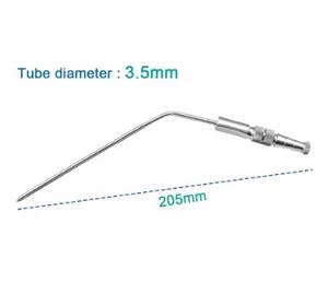 Tubo de Succión Frazier Reutilizable en Oferta, Tubo de Succión Nasal de Acero Inoxidable de Alta Calidad e Instrumentos Quirúrgicos, Cánula de Irrigación - Product Image 2