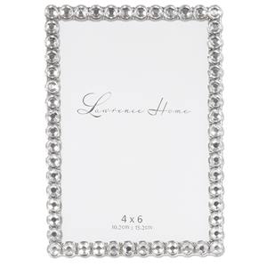 Cadre photo en métal en laiton d'inspiration vintage de forme carrée avec finition de surface brossée pour les intérieurs de maison classiques et rustiques - Product Image 3