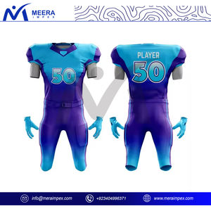 Vente en gros de maillots et pantalons de football américain personnalisés, coutures de haute qualité, matériau respirant et anti-transpiration pour les équipes - Product Image 2