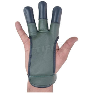 Gants en cuir avec logo personnalisé de haute qualité pour tir à l'arc Protection des mains et protège-doigts pour le sport OEM disponible - Product Image 3