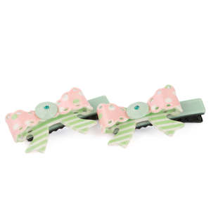 Girls Hair <b>Pin</b> 2 Pcs - Green - Product Image 2
