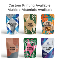 Sacs Doypack en Mylar de haute qualité pour chips, résistants à l'humidité, avec fermeture éclair refermable, emballage personnalisé pour aliments pour animaux de compagnie