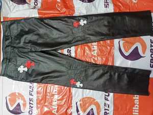 Pantalones Jogger Casuales de Cuero Suave con Logotipo Personalizado OEM y ODM, Color Personalizado, Ligeros, Transpirables, Ajustados, para Hombre, con Bolsillo - Product Image 2