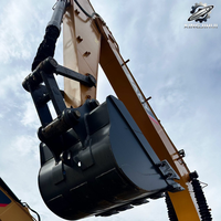 Excavatrice sur chenilles Sany SY235C de 24 tonnes, pelleuse moyenne avec moteur Isuzu 6BG1, d'occasion, pour travaux de terrassement et construction chinoise