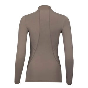 Fabricant d'équipement d'origine Conception personnalisée Haut d'équitation pour femmes Vêtements de sport équestre avec logo Couches de base en maille Coutures plates - Product Image 2