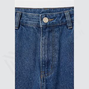 ผู้ผลิตกางเกงยีนส์เดนิมสีตามสั่ง ทรงปกติทันสมัย ระบายอากาศได้ดี กางเกงทรงตรงลำลอง ใส่ได้ทุกฤดู สตรีทแวร์ระดับพรีเมียม - Product Image 4