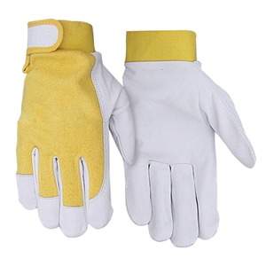 ถุงมือทำงานหนังวัวสำหรับงานหนักถุงมือประกอบมือเพื่อความปลอดภัยวัสดุหนังวัว - Product Image 3