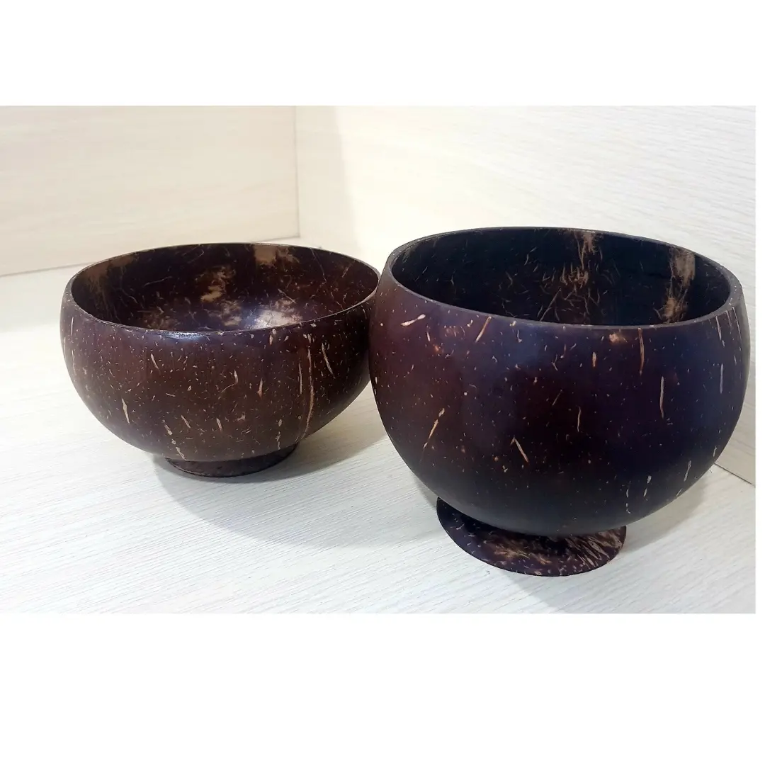 Coconut bowl artesanal produto entrega rápida para atacado de 100% material natural feita no vietnã