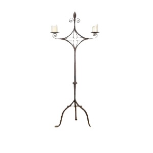 Lanterne tendance de luxe simple pour jardin, lanterne décorative simple en fer avec finition patinée pour la décoration de la maison - Product Image 1