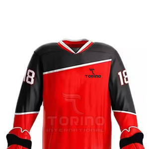 Uniforme de hockey sobre hielo de alta calidad Mejor fabricante Venta caliente Últimos conjuntos de diseño - Product Image 3