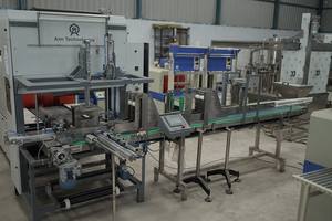 Machine d'emballage thermorétractable électrique entièrement automatique vitesse de sortie élevée 120 Bpm pour les bouteilles de boissons emballage engrenage moteur alimentaire - Product Image 3