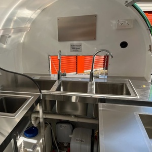 Remorque alimentaire mobile à essieu unique, remorque de restauration entièrement équipée, remorque de concession pour café et snacks - Product Image 5