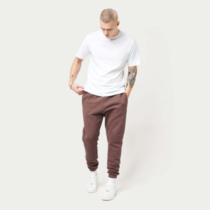 Fabricante blanco de alta calidad 100% pantalones de chándal de algodón con bolsillos logotipo personalizado pantalones de chándal hombres Jogger - Product Image 5