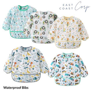 Baberos impermeables para niños pequeños, bata de bebé para comer, Baberos de bebé para la dentición de alimentación - Product Image 3