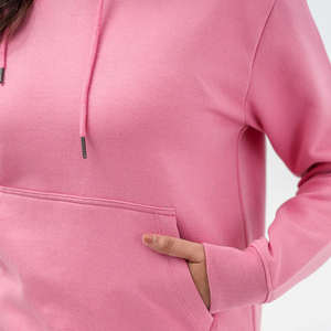 Sudadera con capucha extragrande de algodón y poliéster para mujer - Product Image 3