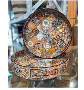 Plateau à thé fait main soucoupes de service en bambou pour cérémonie du thé plateau à thé à la maison boîtes en bois et en bambou - Product Image 1