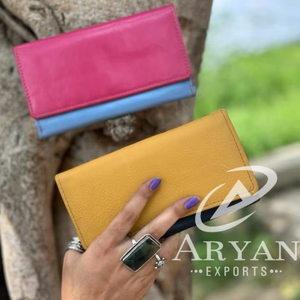 กระเป๋าคลัทช์หนังสีรุ้งสำหรับผู้หญิงกระเป๋าใส่บัตร ATM อเนกประสงค์แบบมีสไตล์ - Product Image 1