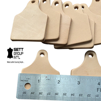 Nouvelles plaques d'identification en cuir de vache véritable OEM, 8 onces, tannage végétal, pour marquage artisanal, lot de 10 000