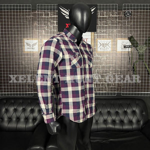 Camisas de Franela para Hombre, Manga Larga, 2 Bolsillos en el Pecho, Cierre de Botones, 100% Fibra de Bambú, Ecológicas, de Verano, Fabricadas por Xelent Hunt Gear - Product Image 5