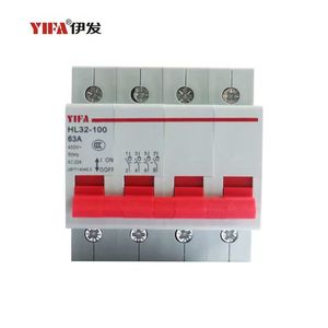 迷你智能家居隔离器开关电动安全箱4P 63A 400V 3kA 6k自动保护器MCB隔离电路模制 - Product Image 5